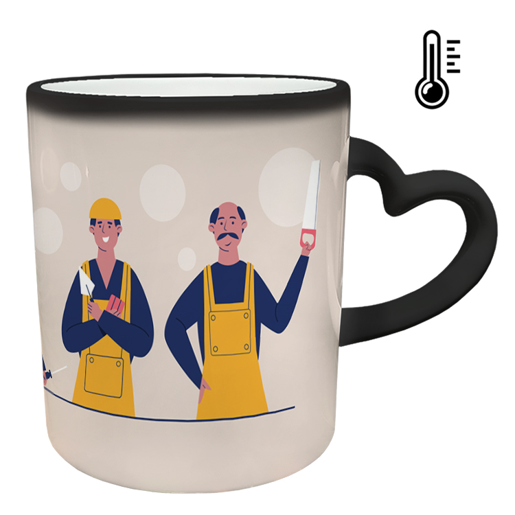 ماگ حرارتی مدل دسته قلبی طرح مهندس کد 40