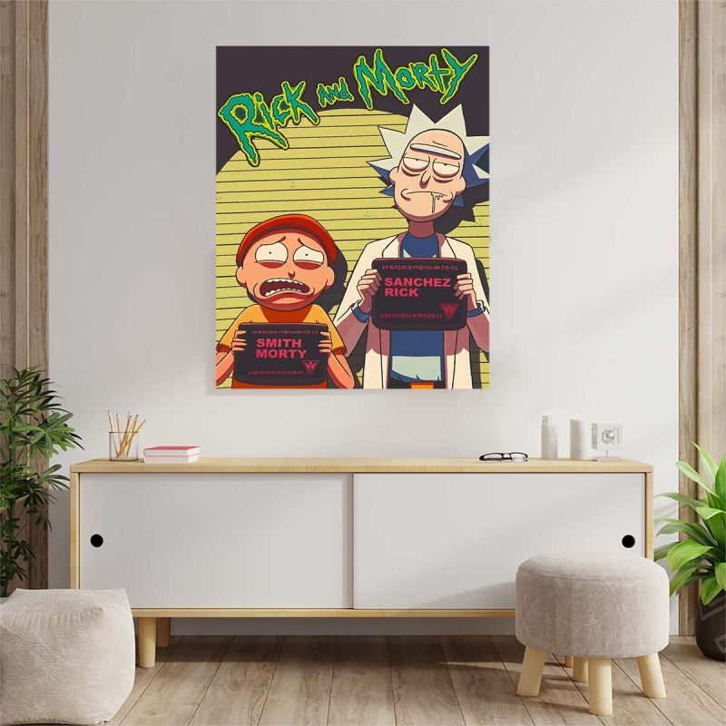 تابلو شاسی آتریسا مدل  انیمیشن Rick and Morty