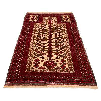 فرش قدیمی دستباف ذرع و نیم سی پرشیا کد 156017