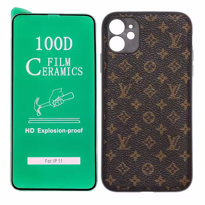 کاور مدل S LV مناسب برای گوشی اپل Iphone 11 به همراه محافظ صفحه نمایش