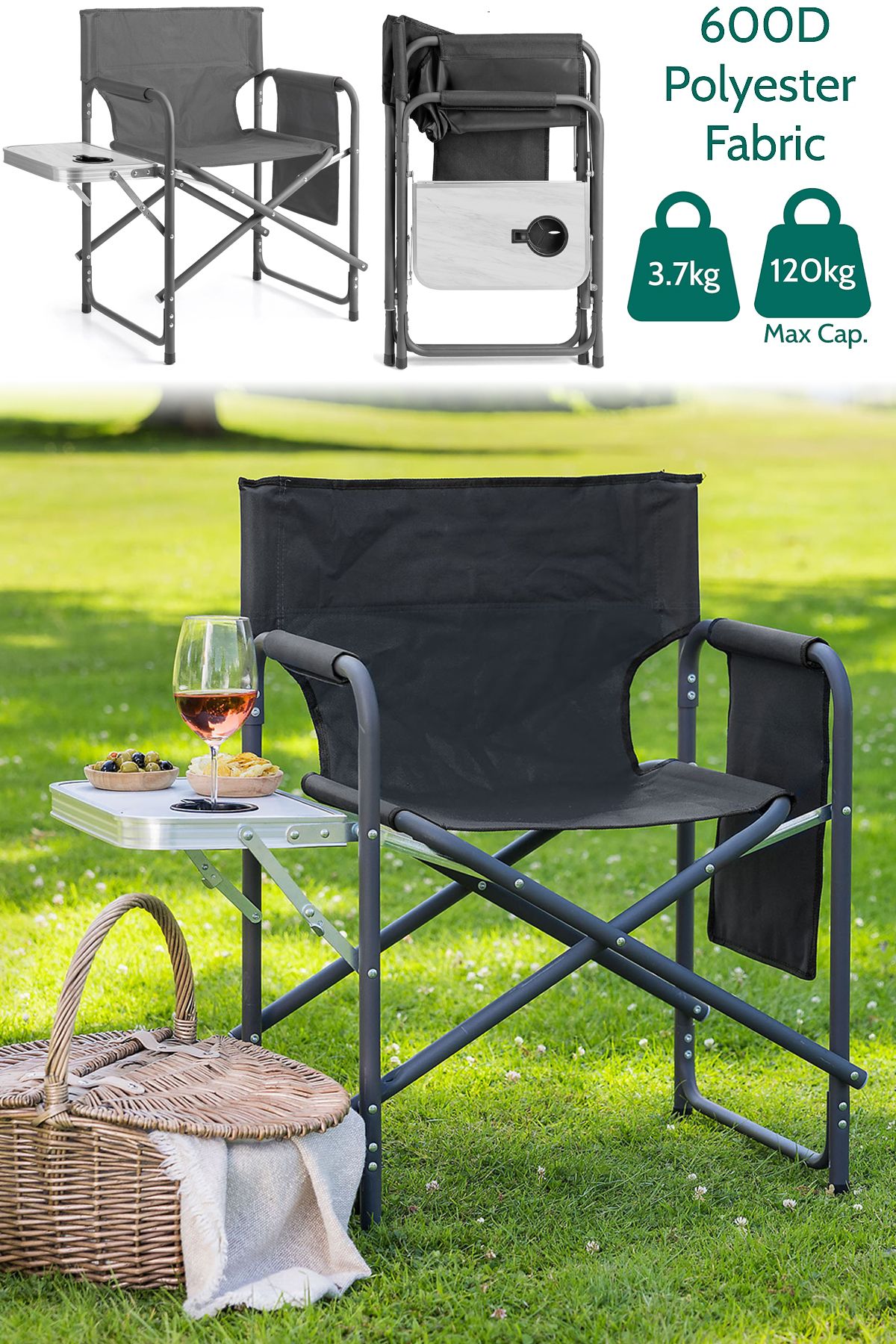 صندلی کمپ قرمز مردانه و زنانه کمپینگ اردوگاه تاشو Grey Ha046 Binbirreyon