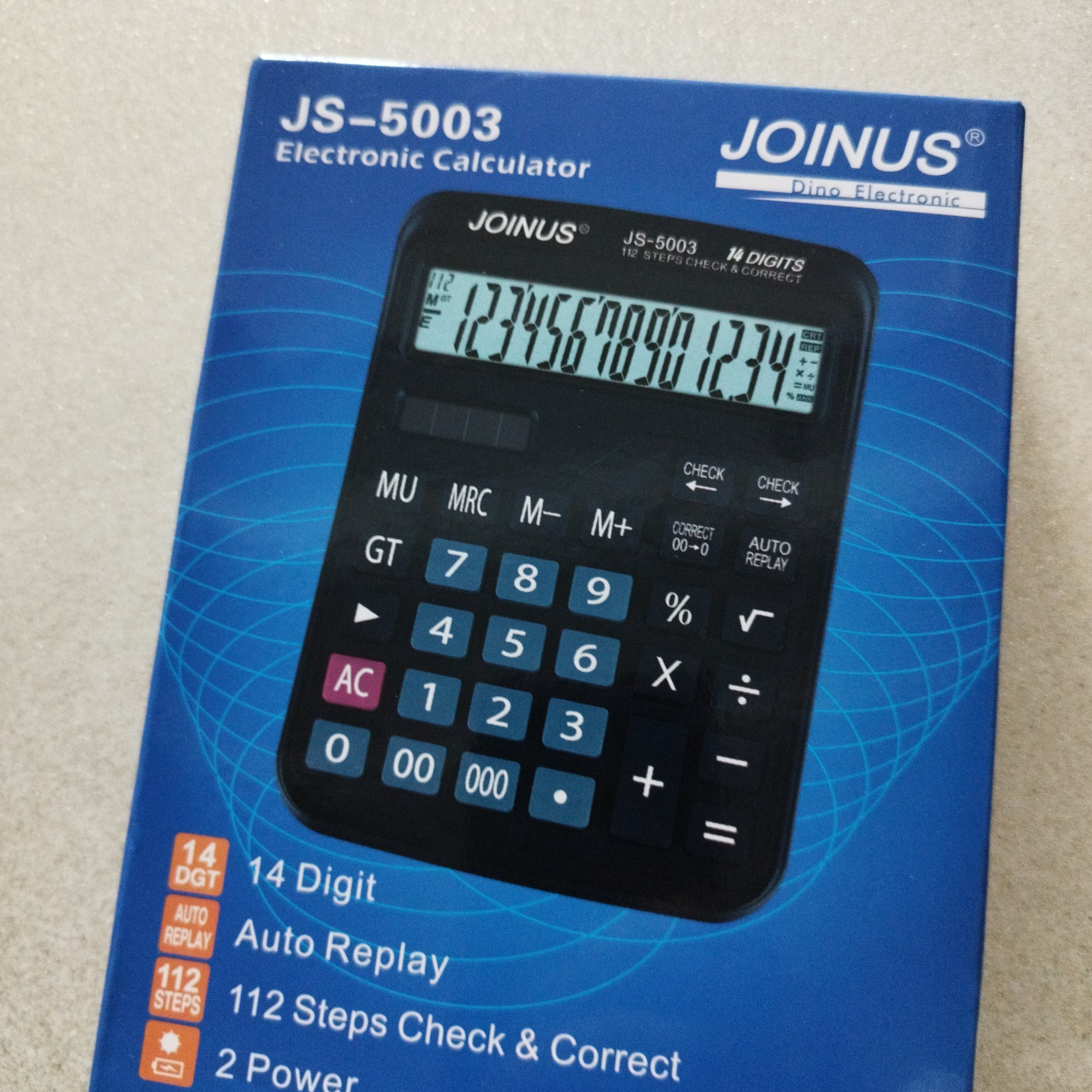 Js5003 ماشین حساب متوسط رومیزی