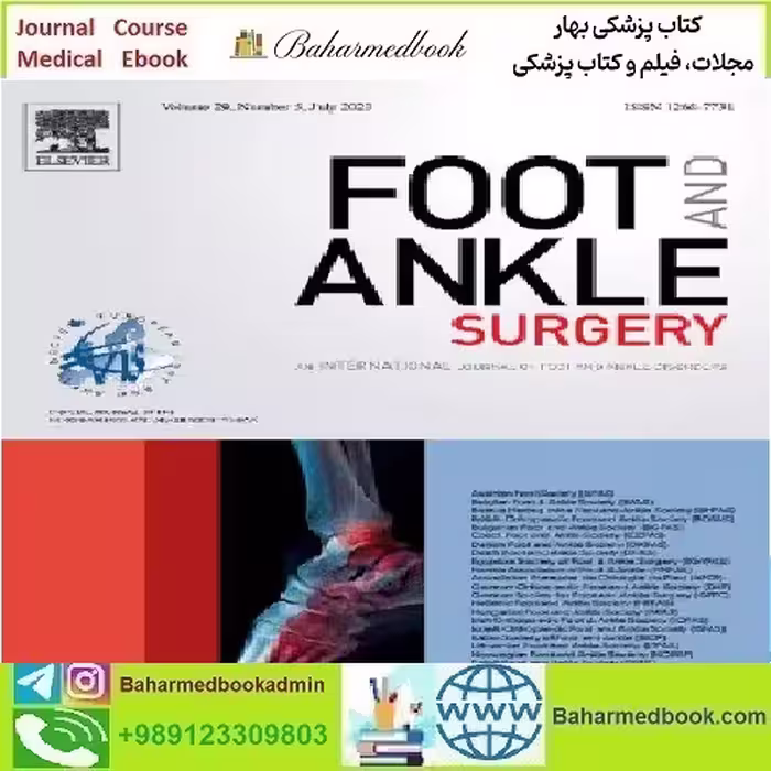 Foot and Ankle Surgery Volume 26 Issue 1 to 8 2020 TRU