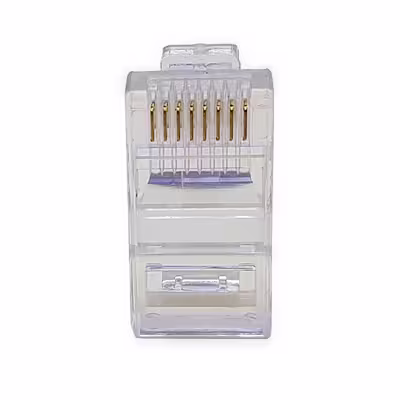 سوکت شبکه CAT5 مدل 8P8C بسته 50 عددی 