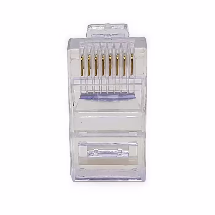 سوکت شبکه CAT5 مدل 8P8C بسته 50 عددی 
