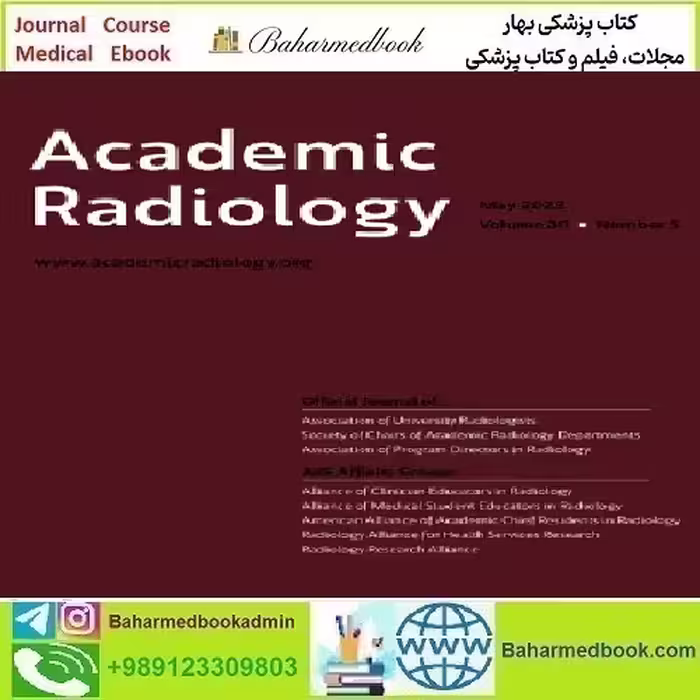 Academic Radiology Volume 29 Issue 1 to 12 2022 TRUE PD