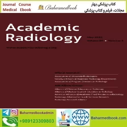 Academic Radiology Volume 29 Issue 1 to 12 2022 TRUE PD