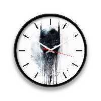 ساعت رومیزی راویتا مدل بتمن کد 3398 در رنگ های مشکی و سفید