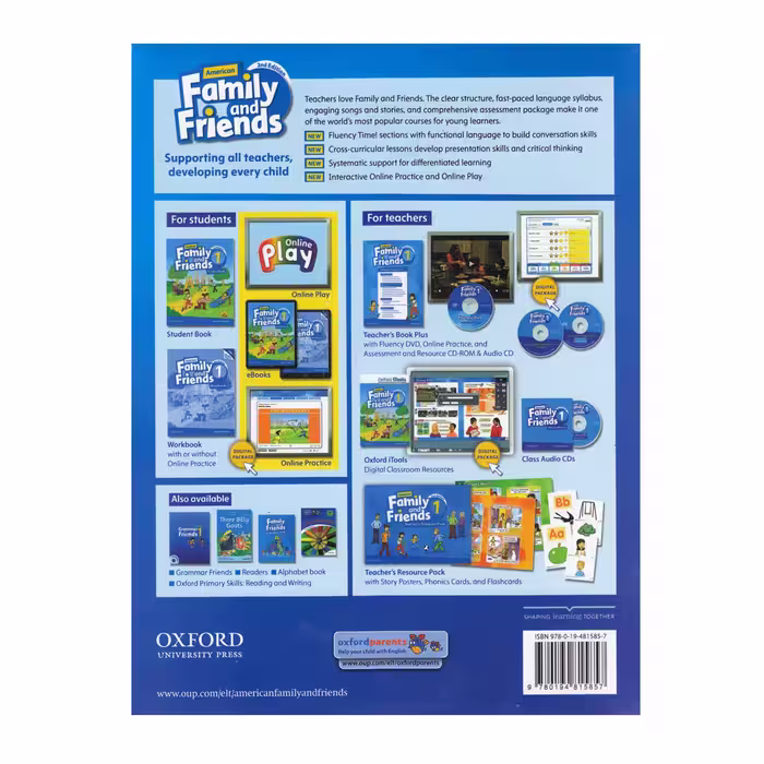 کتاب American Family And Friends 1 اثر Naomi Simmons انتشارات Oxford