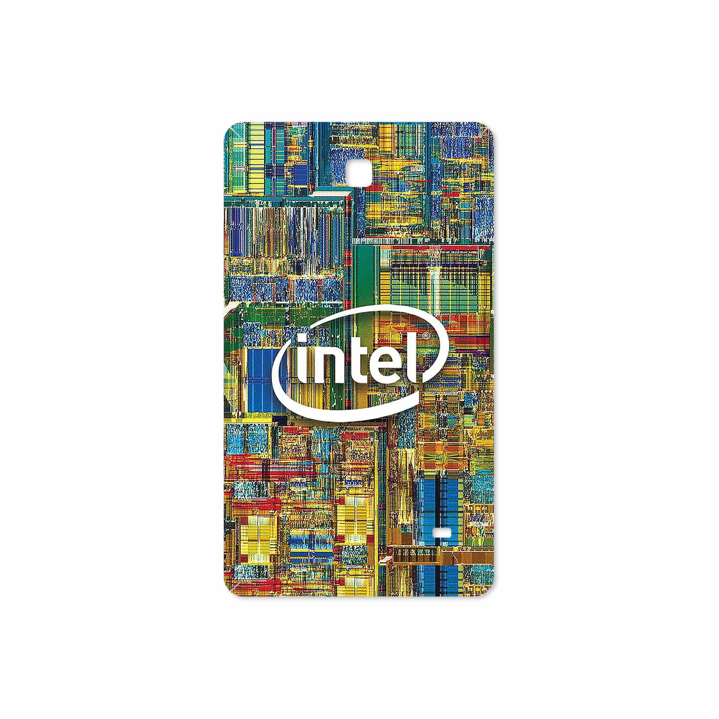 برچسب پوششی ماهوت مدل Intel Brand مناسب برای تبلت سامسونگ Galaxy Tab 4 7.0 2014 T231