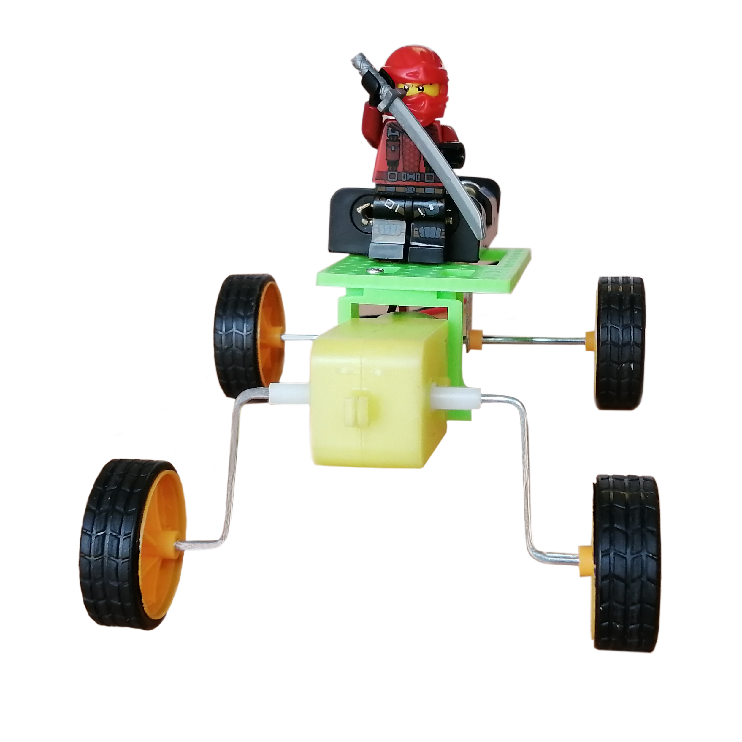 کیت آموزشی ربات چهارچرخ مدل kaki-06