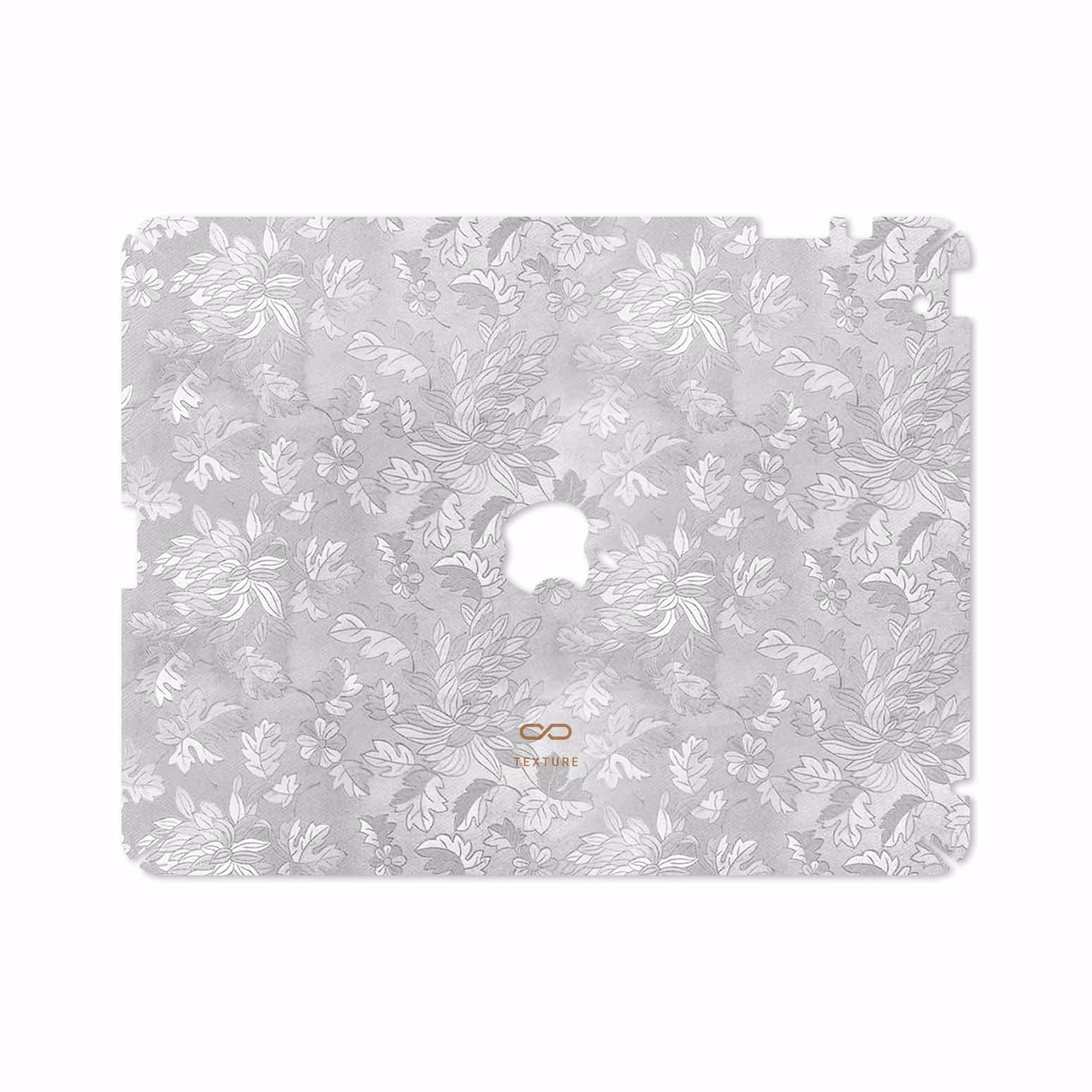 برچسب پوششی ماهوت مدل Silver-Wildflower مناسب برای تبلت اپل iPad 2 2011 A1396