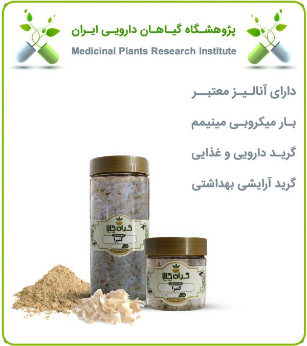 صمغ کتیرا خشک یا پودری بسته بندی