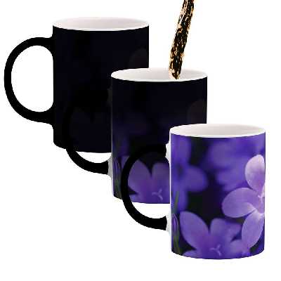 ماگ حرارتی طرح گل مدل mgph02735