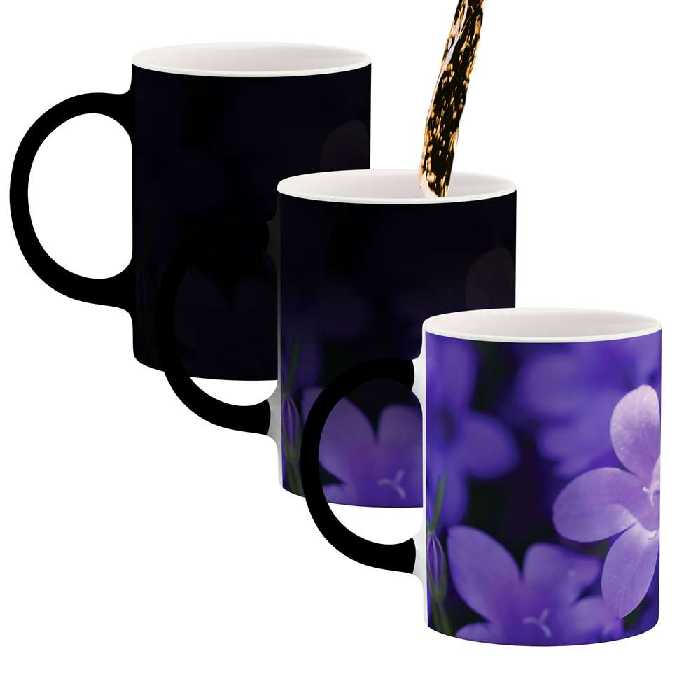 ماگ حرارتی طرح گل مدل mgph02735