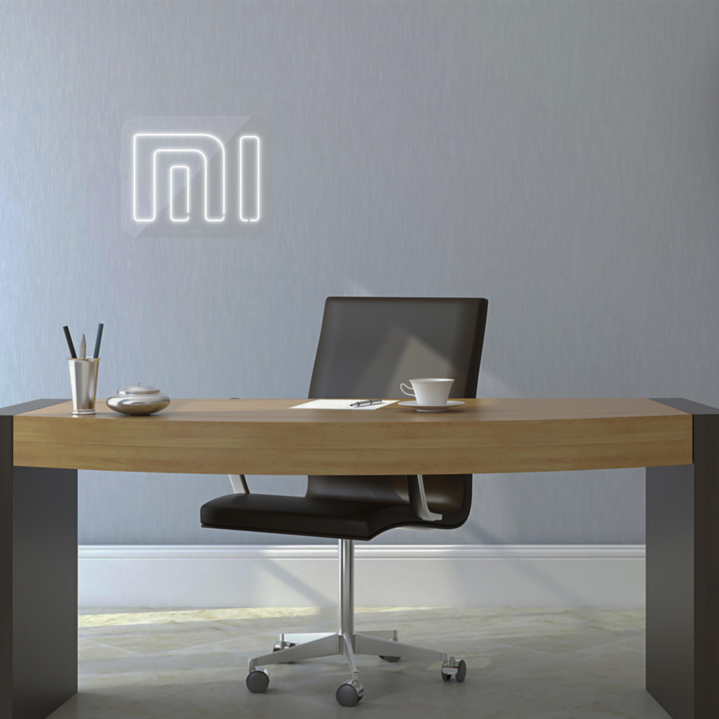 چراغ دیواری نئون دیزاین طرح Xiaomi-GL_WHT