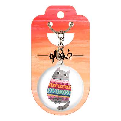 جاکلیدی خندالو طرح گربه کد 5214