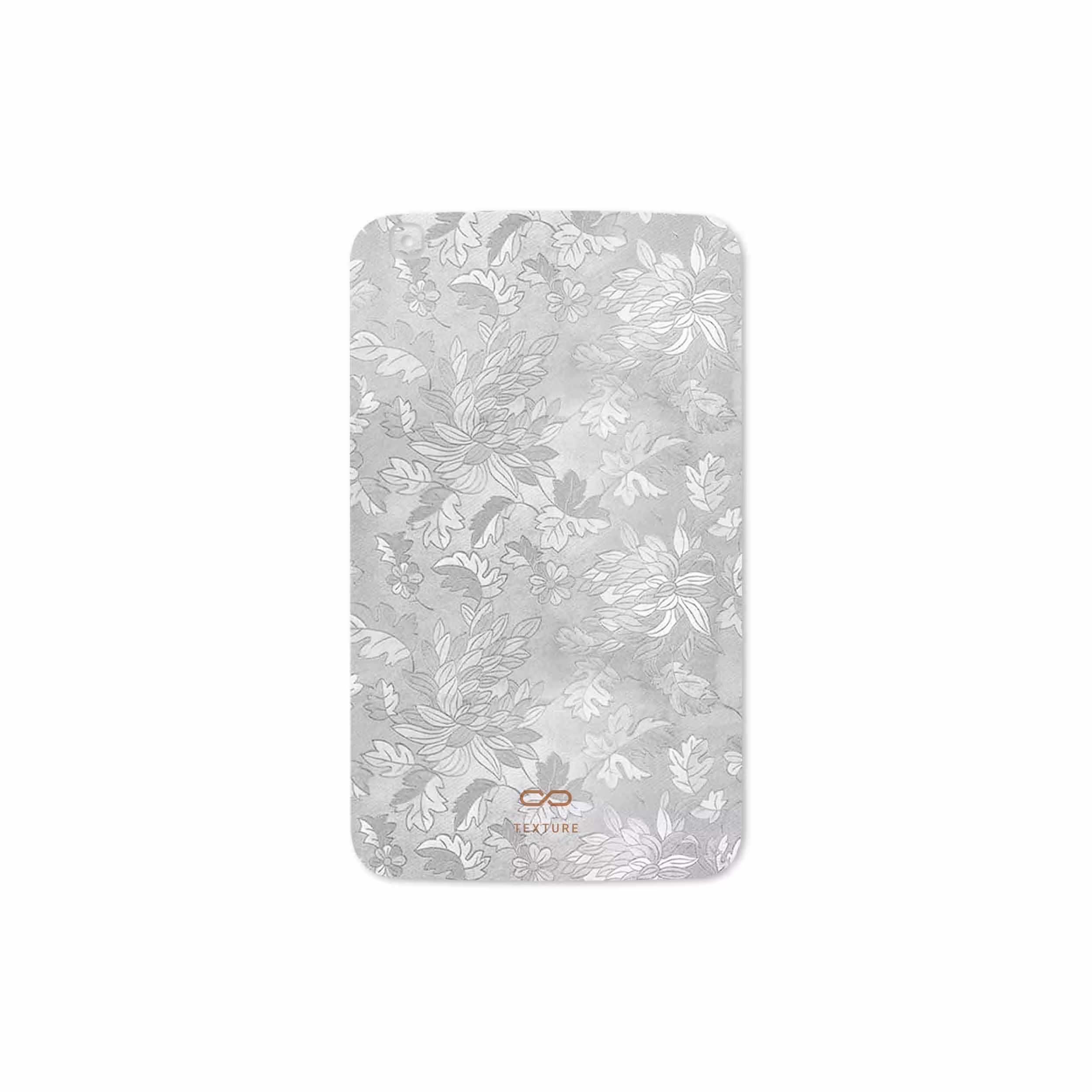 برچسب پوششی ماهوت مدل Silver-Wildflower مناسب برای تبلت سامسونگ Galaxy Tab 3 8.0 2013 T315