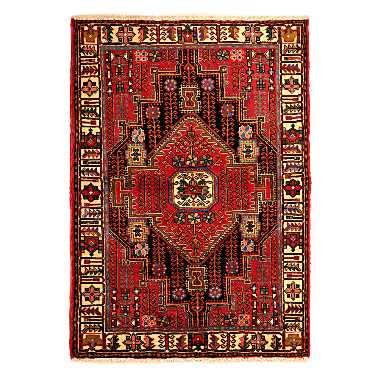 فرش دستبافت ذرع و نیم مدل gallery noor 1719