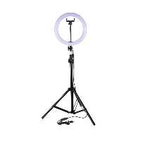 رینگ لایت همراه سه پایه 2متری 3رنگ مهتابی ،آفتابی، سفید(هزینه ارسال به صورت پس کرایه به عهده مشتری هست) 