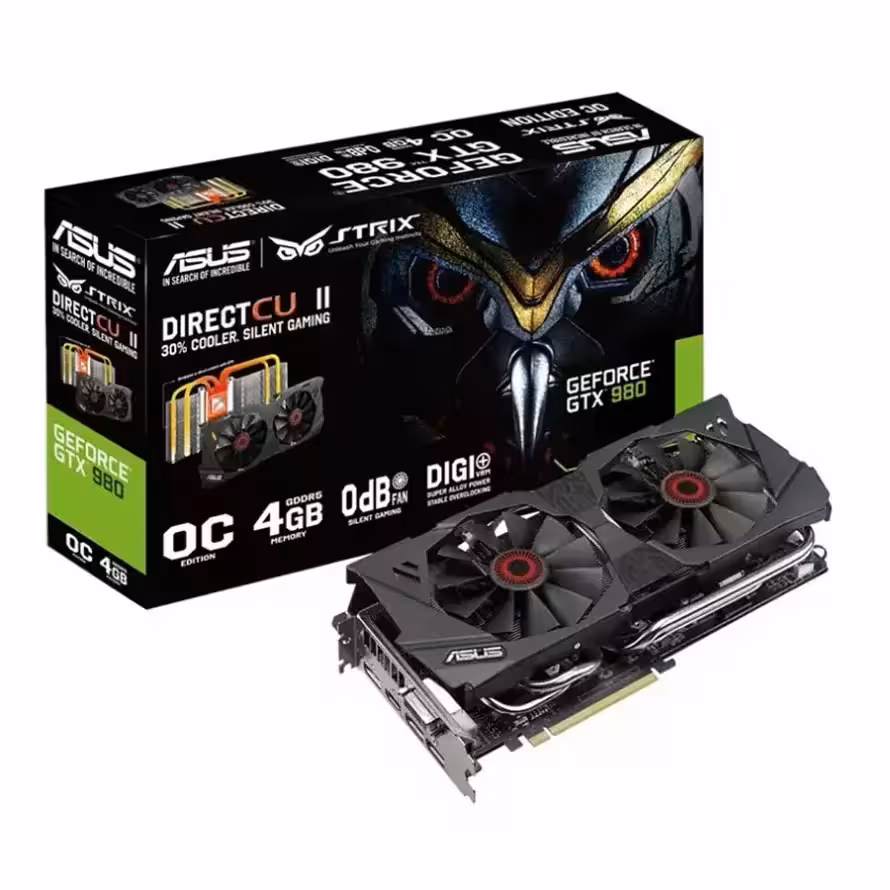 کارت گرافیک ایسوس STRIX GTX 980 DirectCU II OC 4GB