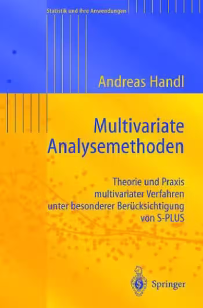 خرید و دانلود نسخه کامل کتاب Multivariate Analysemethoden (S-PLUS)