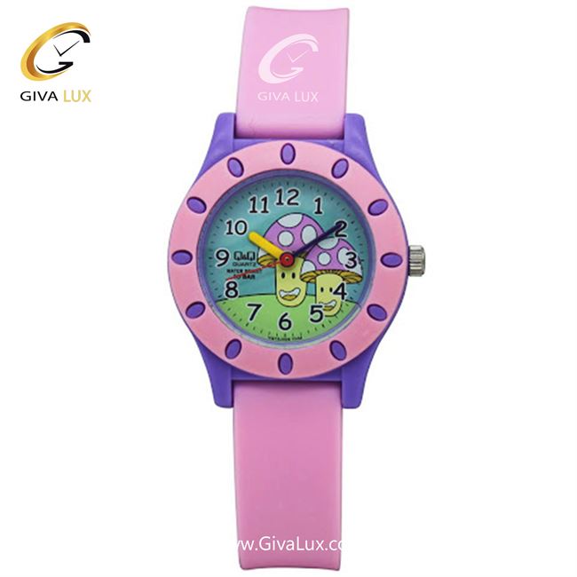 ساعت مچی اورجینال کیو اند کیو بچه گانه صورتی | سبز | صورتی | کد رفرنس VQ13J009Y