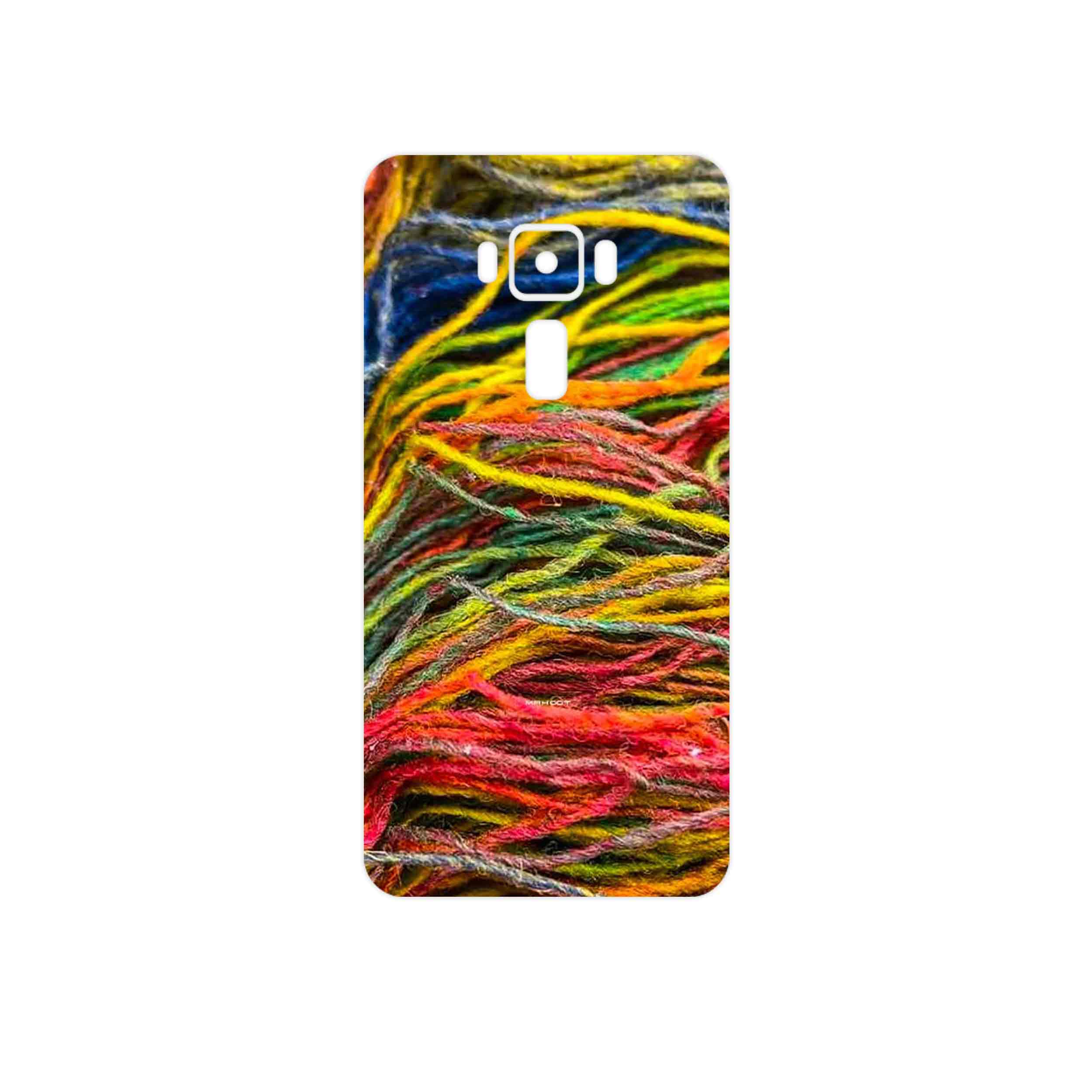 برچسب پوششی ماهوت مدل Fabric Texture 9 مناسب برای گوشی موبایل ایسوس Zenfone 3 Laser ZC551KL