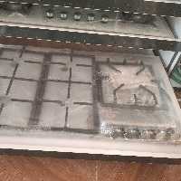 گاز صفحه ای استیل ترموکوپل دار اسپانیایی با گارانتی (رنگ سیلور یا همون استیل)