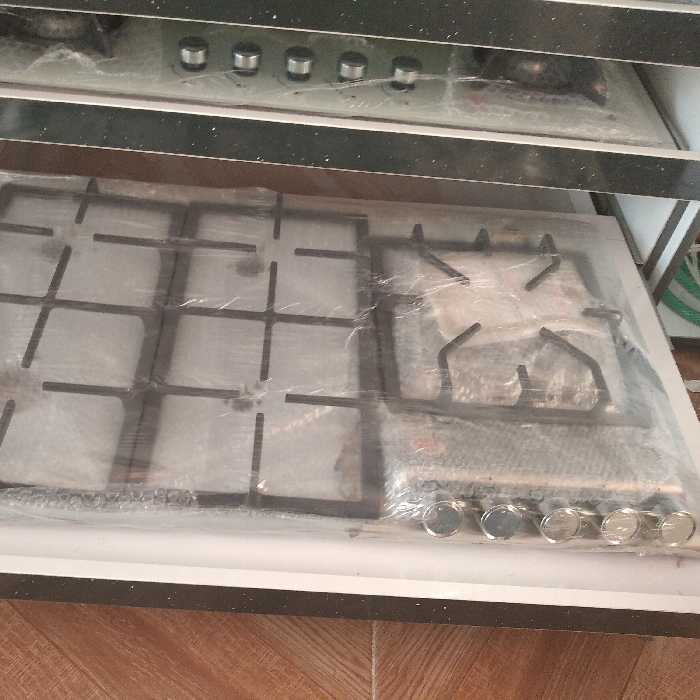 گاز صفحه ای استیل ترموکوپل دار اسپانیایی با گارانتی (رنگ سیلور یا همون استیل)