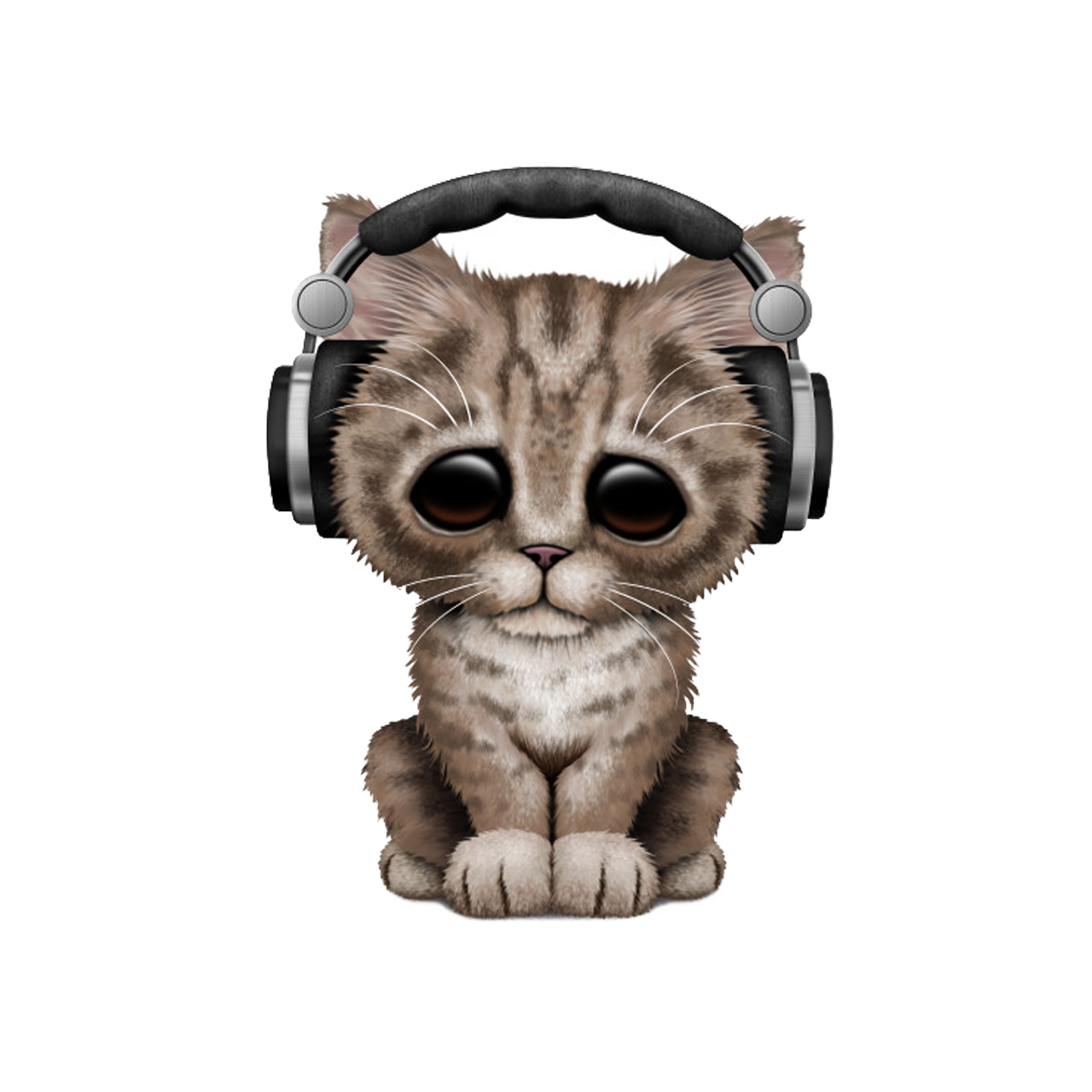 استیکر تزئینی موبایل طرح گربه مدل STM1078 