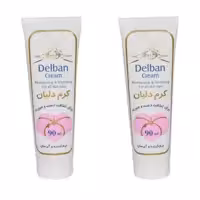 کرم نرم کننده دلبان مدل 01 حجم 90 میلی لیتر مجموعه 2 عددی