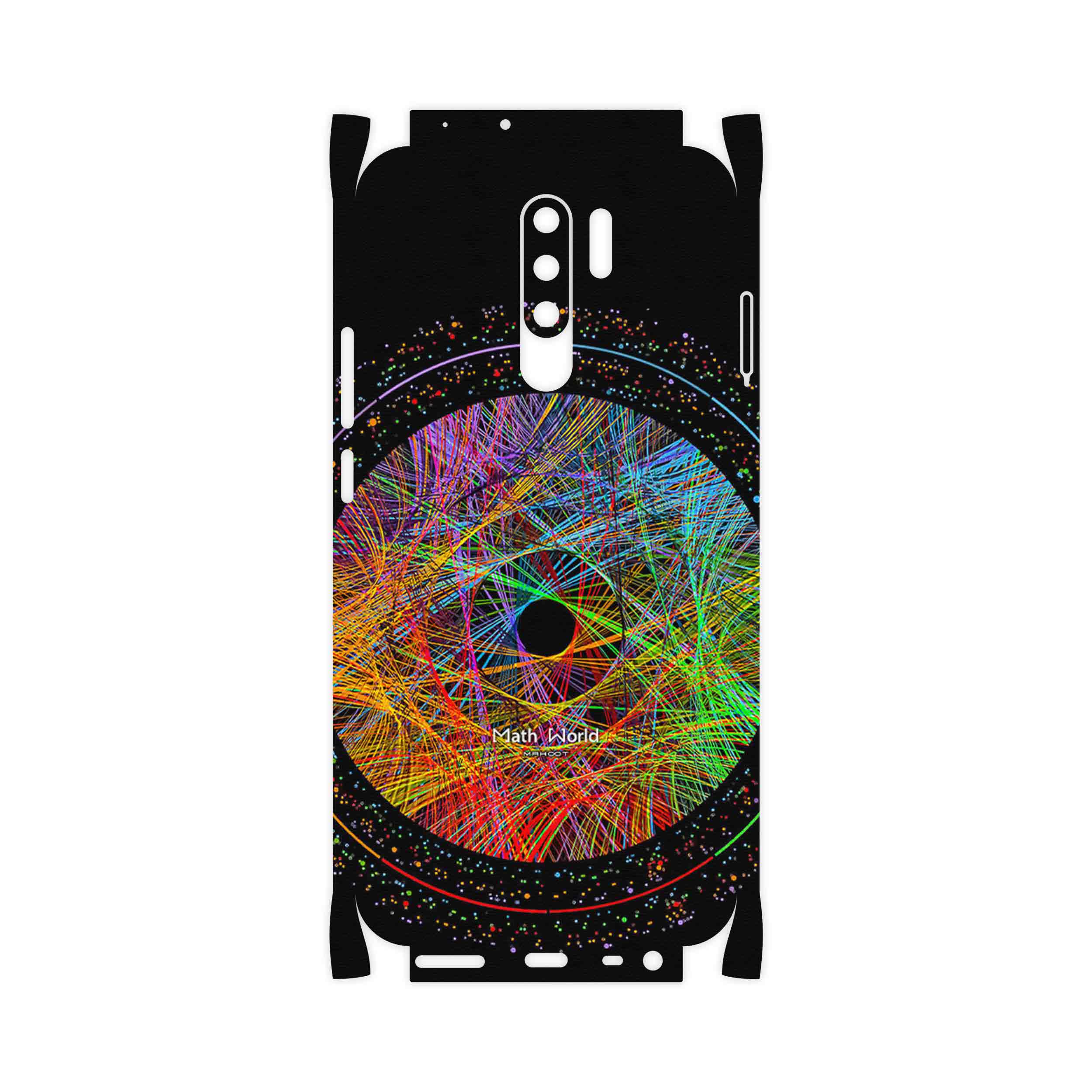 برچسب پوششی ماهوت مدل Mathematical Geometric Shape 2-FullSkin مناسب برای گوشی موبایل شیائومی Redmi 9