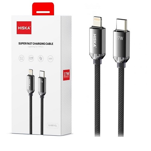 کابل شارژ آیفون HISKA LX801CL PD