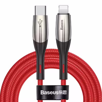 کابل تبدیل USB-C به لایتنینگ باسئوس مدل CATLSP-B09 طول 2 متر