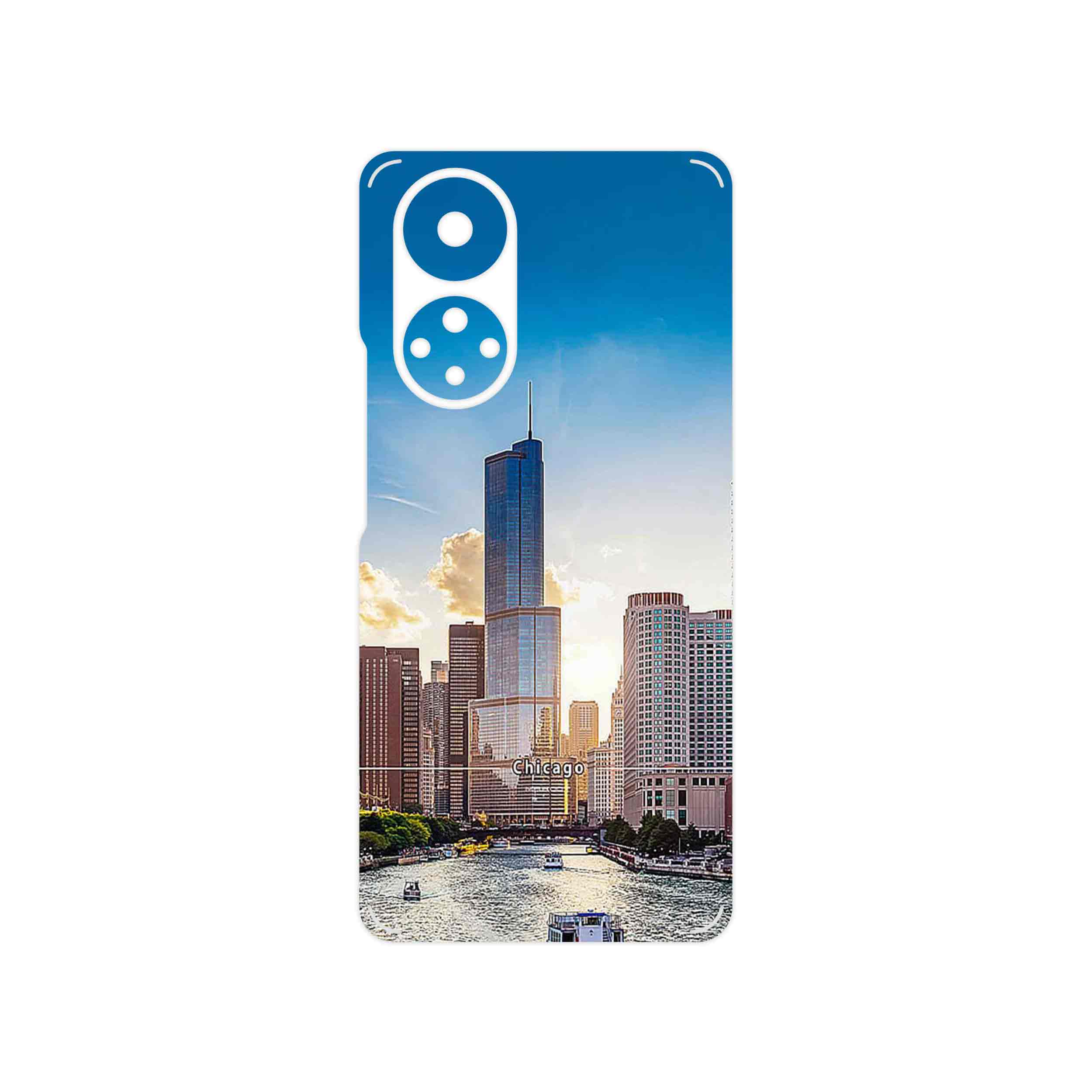 برچسب پوششی ماهوت مدل City of Chicago مناسب برای گوشی موبایل آنر 50