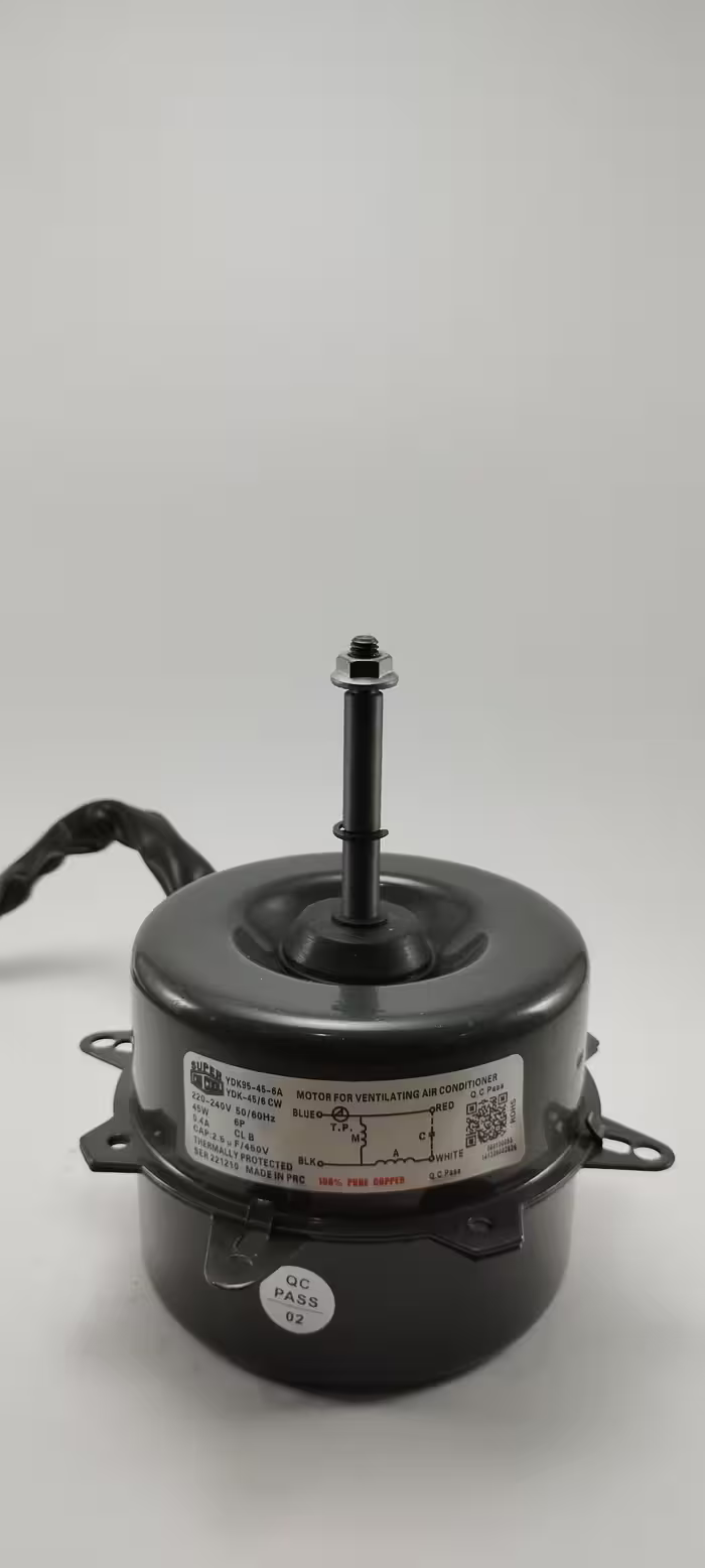 فن کندانسور کولر اسپلیت راست گرد 45 وات شافت کوتاه | آریا سیتی
