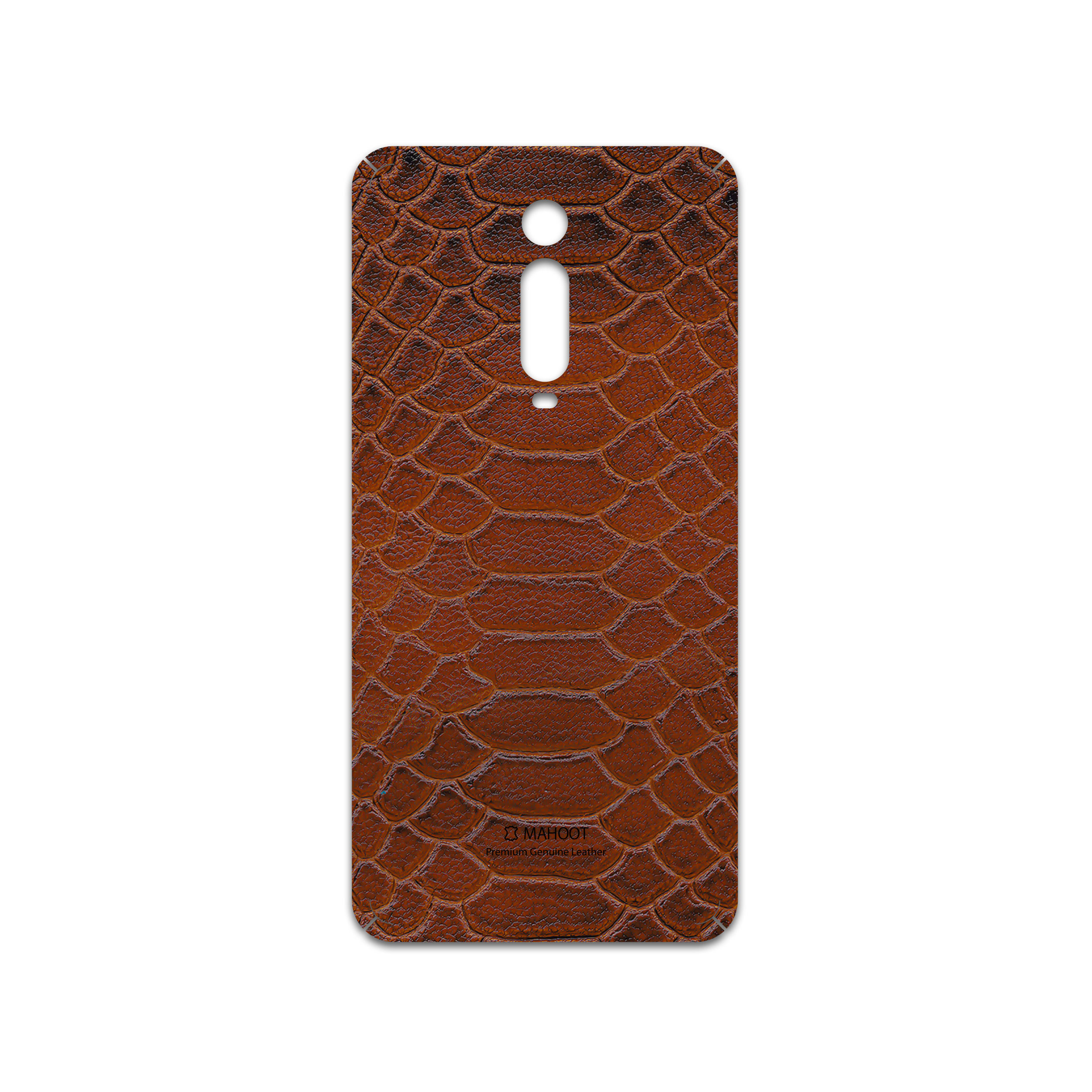 برچسب پوششی ماهوت مدل Brown-Snake-Leather مناسب برای گوشی موبایل شیائومی Mi 9t