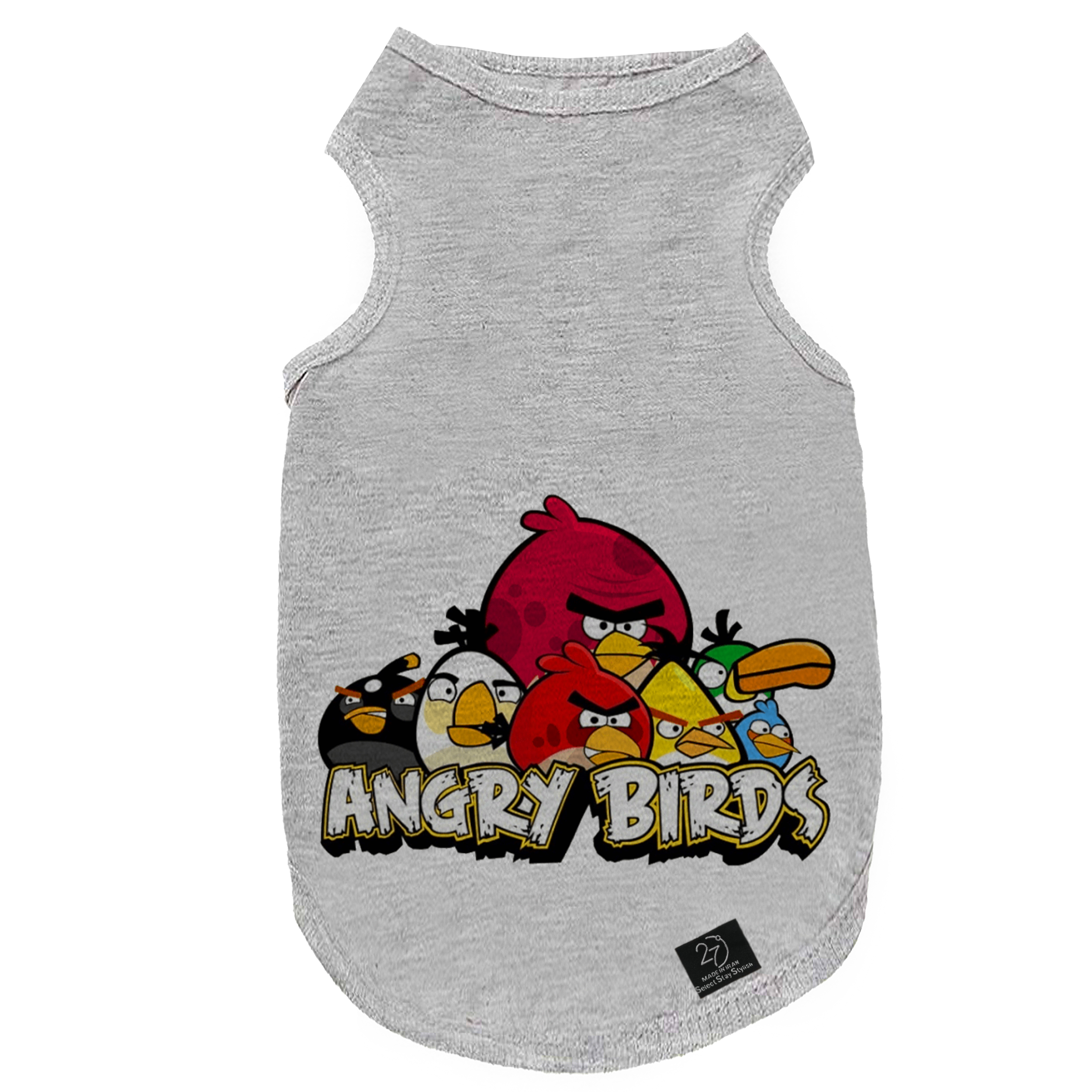 لباس سگ و گربه 27 طرح Angry Birds کد MH365 سایز L