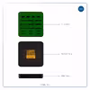 نظم دهنده فضای ذخیره سازی ماهوت مدل Metallic-Green-496 مناسب برای فلش و مموری کارت