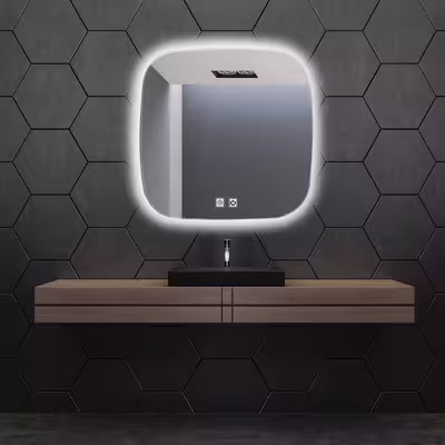 آینه سرویس بهداشتی  دلفین مدل ضدبخار TCH-HT-SQ 61