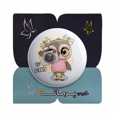 پیکسل پرمانه طرح جغد عکاس کد pm.5121 