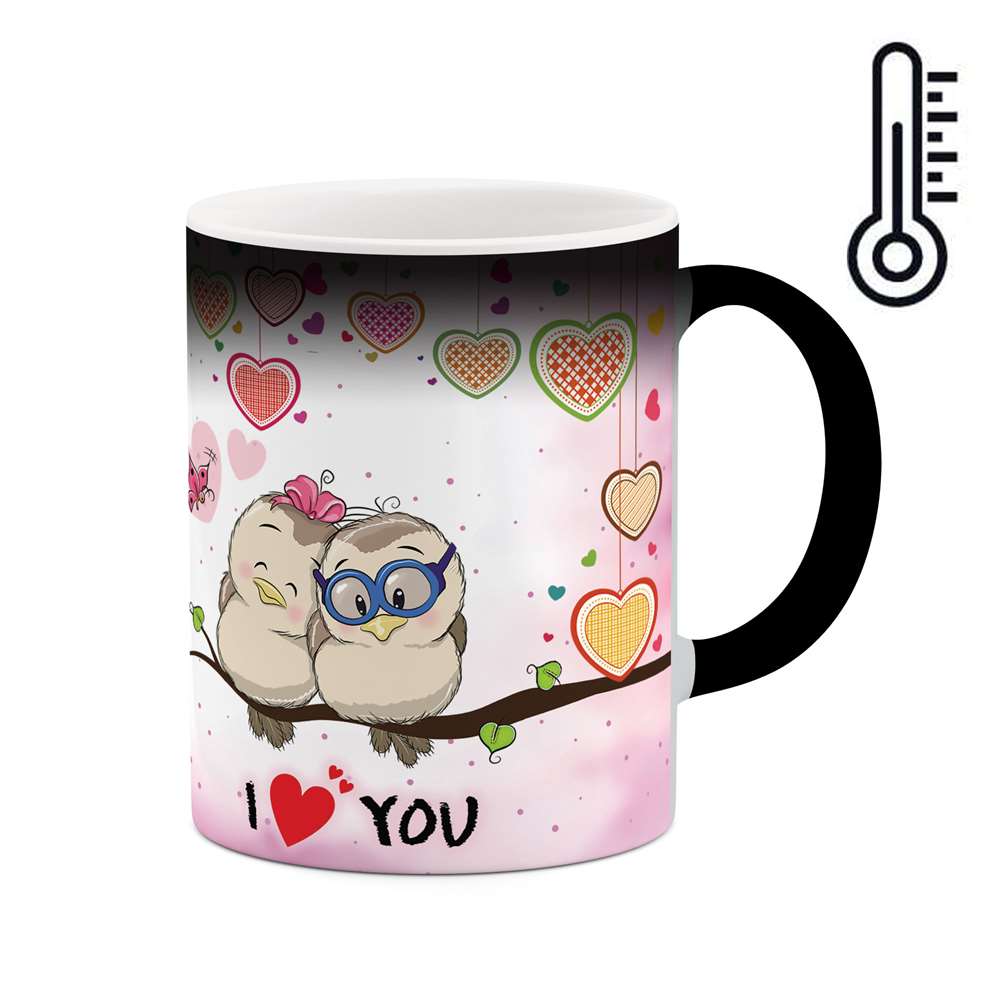 ماگ حرارتی طرح عاشقانه مدل mgh00014