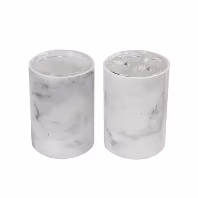 ست سرویس‌بهداشتی 6 پارچه طرح ماربل مدل hm179