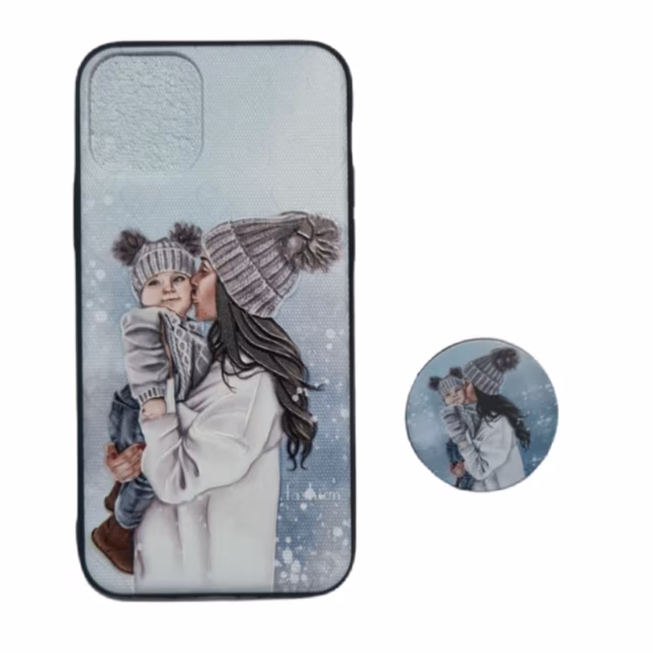 کاور طرح دخترانه کد 110 مناسب برای گوشی موبایل اپل iPhone 11 Pro به همراه پاپ سوکت