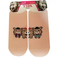 جوراب تیپا طرح خرسی کد san_06