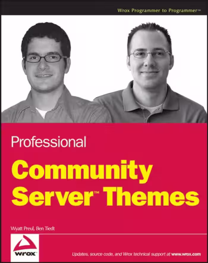 خرید و دانلود نسخه کامل کتاب Professional Community Server Themes (Programmer to Programmer)