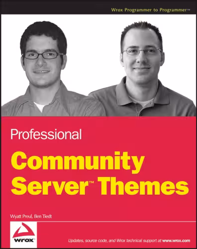 خرید و دانلود نسخه کامل کتاب Professional Community Server Themes (Programmer to Programmer)