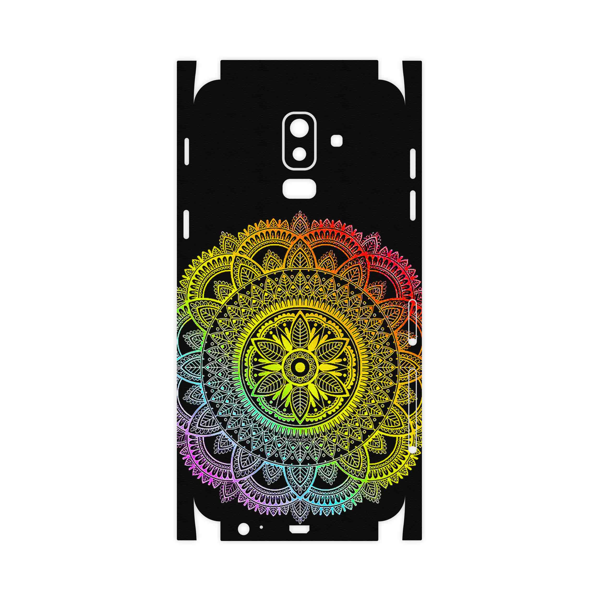 برچسب پوششی ماهوت مدل Mandala Design 4-FullSkin مناسب برای گوشی موبایل سامسونگ Galaxy J8