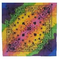 دستمال سروگردن مدل Colorful skull